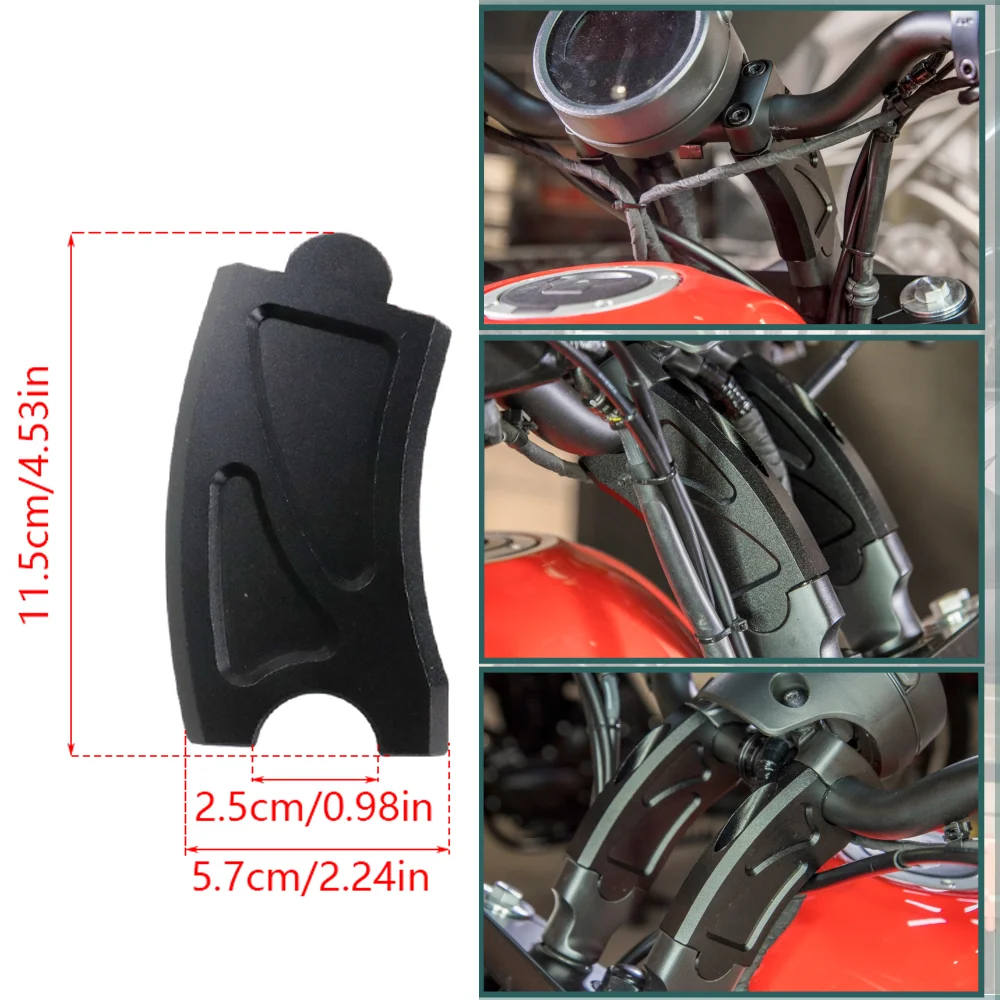 Motorcycle For Honda Rebel CMX300 CMX500 Handlebar Riser Adapter Rises Bar Height Handle Mount Clamp 2017-2023 Accessories Part