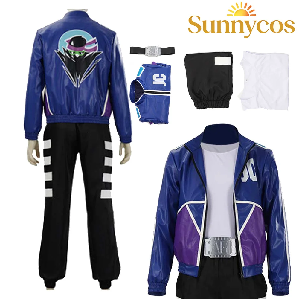 

Johnny Cage Cosplay Shirt Pants Coat Belt Costume Mortal Game Kombat Roleplay Men Disfraz Clothing Halloween Carnival Party Suit