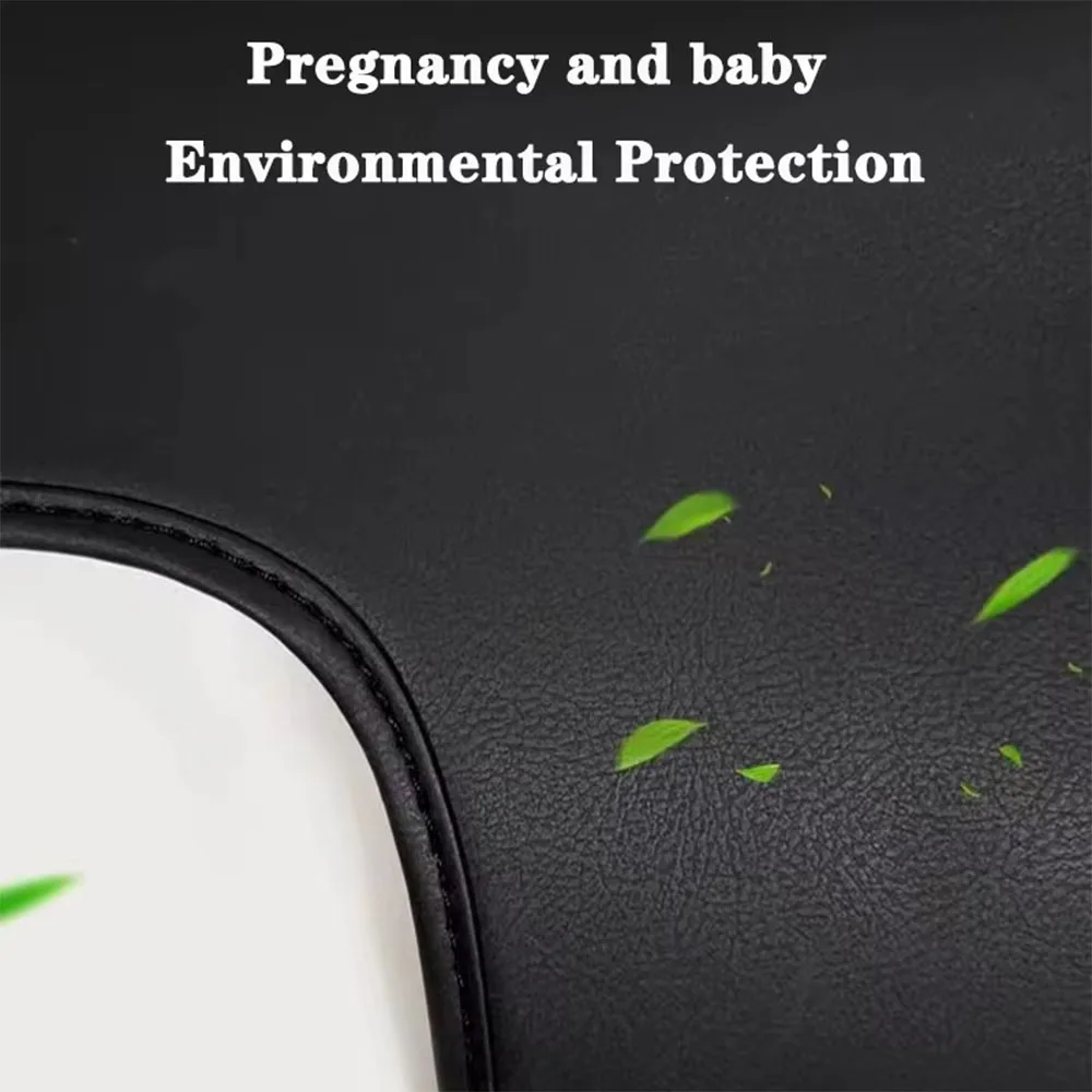 Rear Seat Anti Kick Pad For Toyota RAV4 2020-2026 Leather Seat Back Protector, Wear-Resistant Car Kick Mats with OrganizerPocket