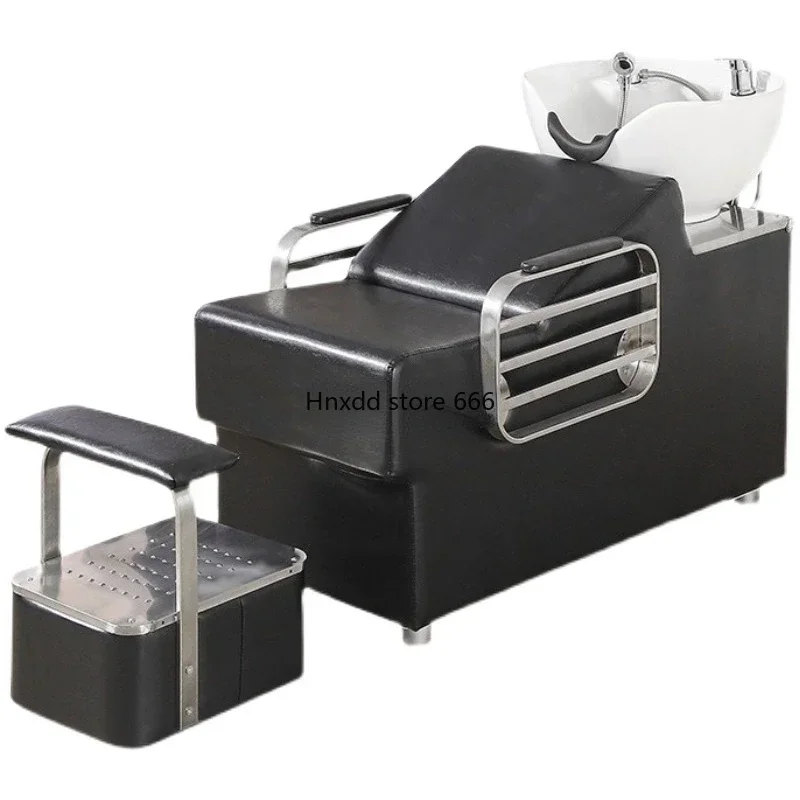 Hair Saloon Dedicated Shampoo Chair Deep Basin Flushing Bed Reclining