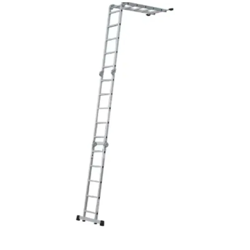 Échelle pliante multi-en-un en aluminium, robuste, légère, multi-positions pour échafaudage, extension, escabeau