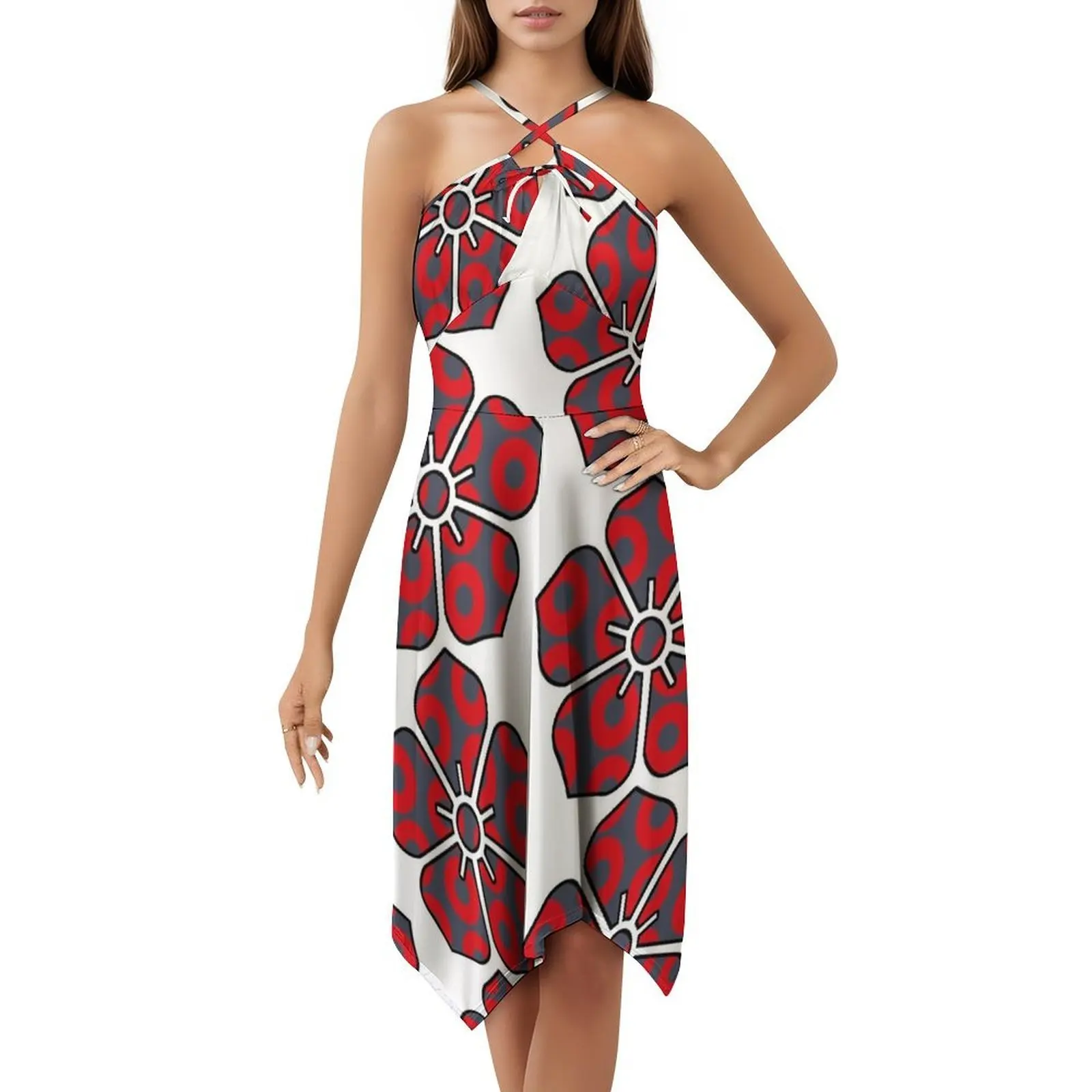 Phish-Tropical Donut Flower Abito senza maniche bohémien Multi-stampa Abito da festa per le vacanze al mare Phish Trey Anastasio Jon Fishman