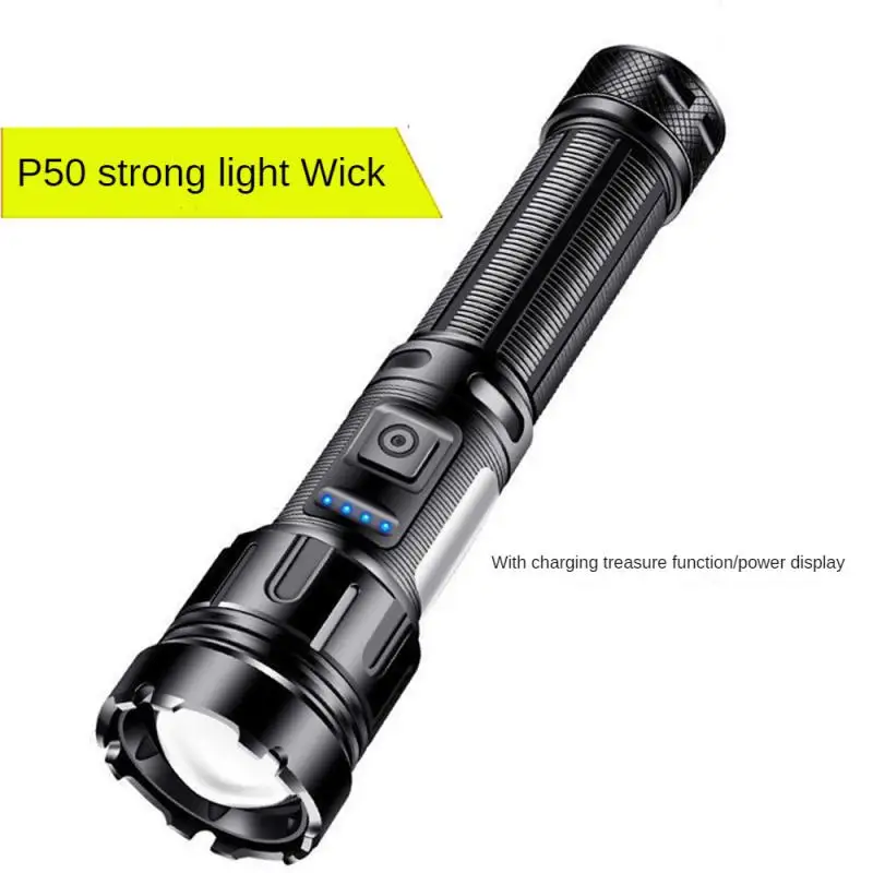 

Power Bank Fast Charging Convenient Lighting Flashlight Durable Useful Electrical Appliances Long-range Flashlight Easy To Carry