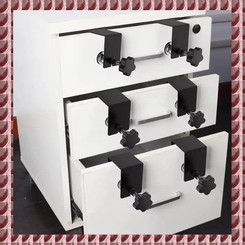 

A95G 4Pcs Cabinet Installation Clamp Adjustable Stainless Steel Drawer Fixing Clip Woodworking Clamp Tool