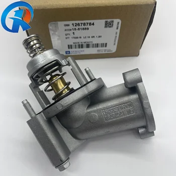 12678784 ACD15-81889 Engine Coolant Thermostat and Housing Assembly for Cadillac 16-20 CT6 20-22 CT5