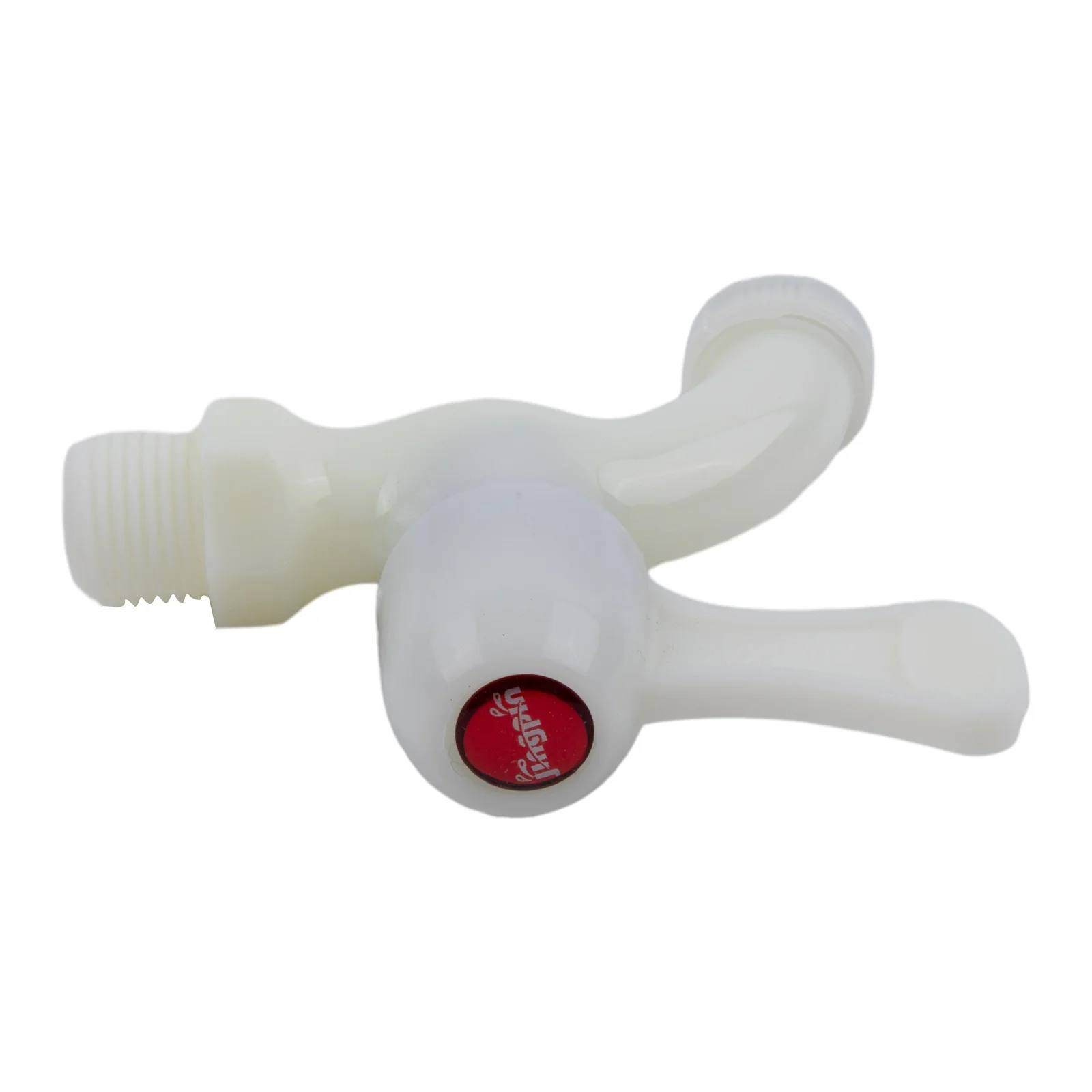 Rubinetto per lavatrice Rubinetto singolo per acqua fredda Rubinetto in plastica Ugello per rubinetto Colore naturale Collegamento rapido 1 pz