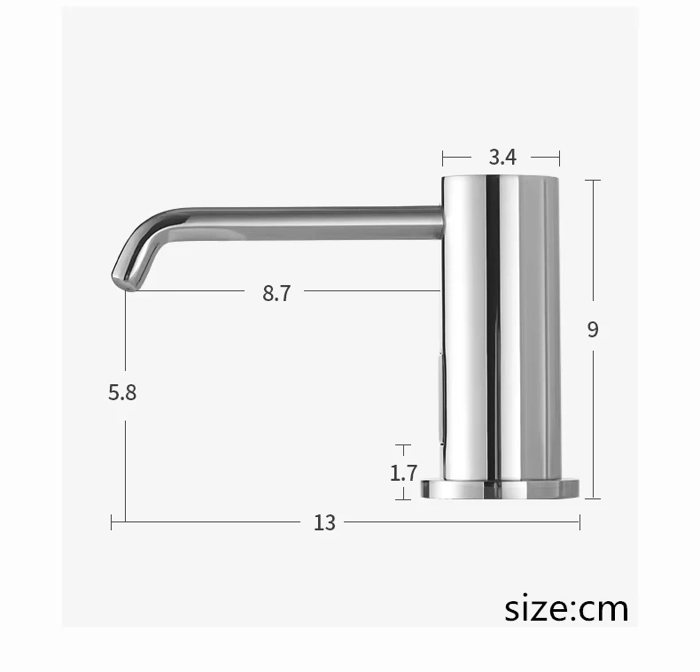 

Современный обновленный латунный автоматический дозатор мыла для рук для жидкого мыла, роскошные дозаторы пенного мыла для ванной комнаты и кухни, автоматические