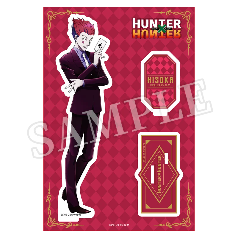 Anime Hunter X Hunter Characters Ornament Accessories Acrylic Stand Model Plate Cosplay Goods Collection Souvenir Display