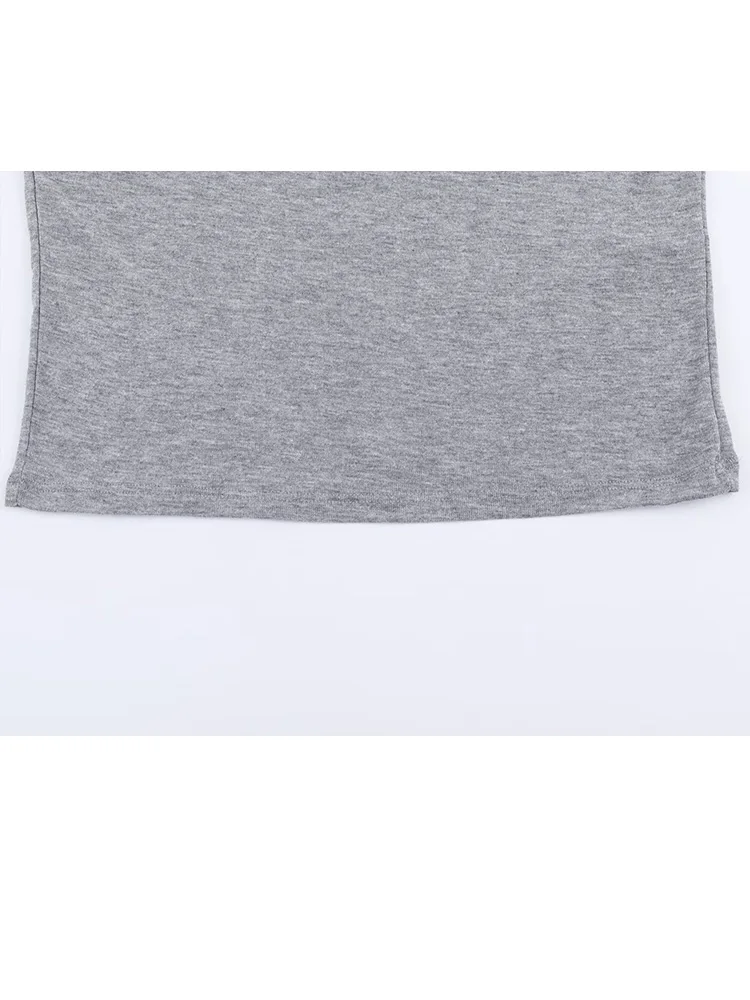 HH mujer elegante cuello oblicuo remache decoración camiseta mujer Chic Casual manga de murciélago manga larga primavera sólido 3 colores Tops