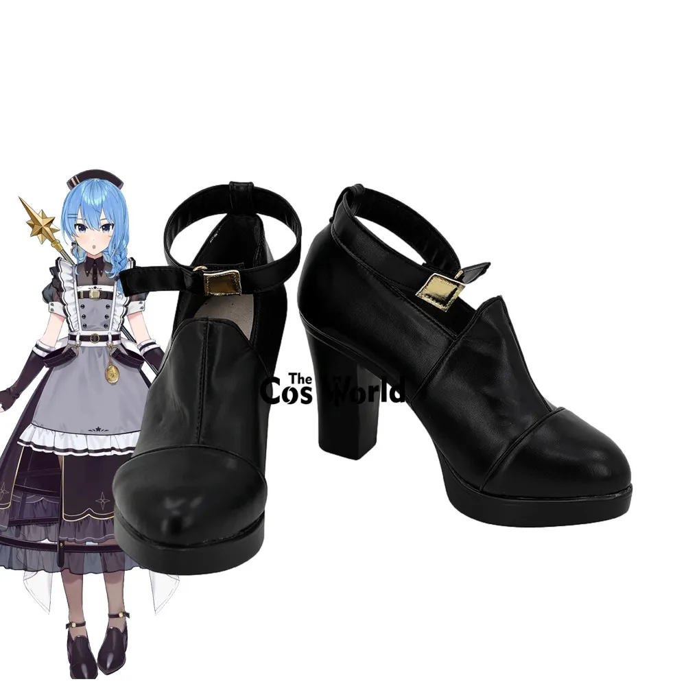 

YouTuber Hololive Virtual VTuber Hoshimachi Hosimati Suisei Customize Cosplay High Heels Shoes