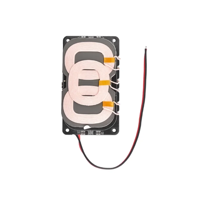 1PCS Type-C interface vehicle-mounted 3-coil 18W high-power wireless charging transmitter module