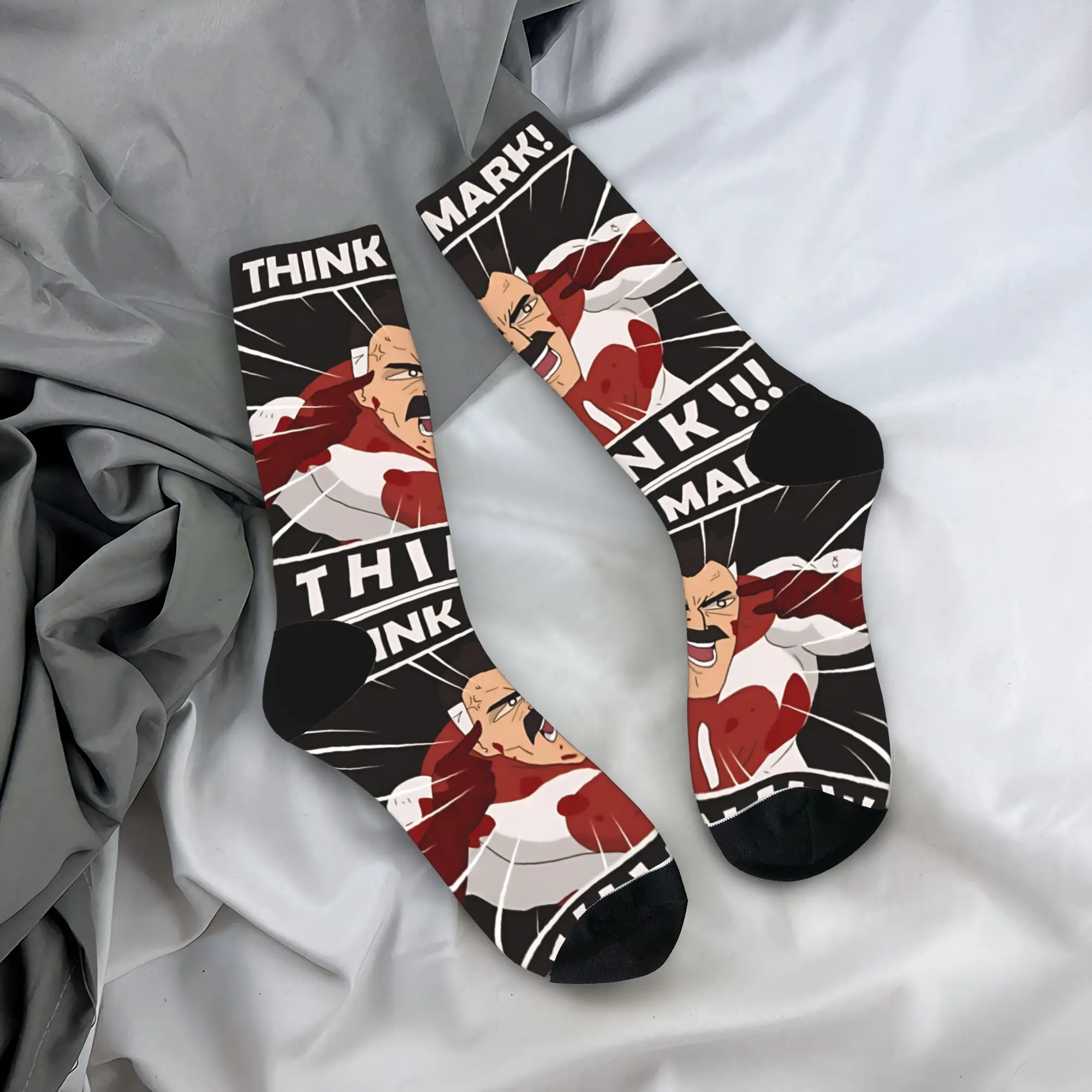 

Invincibles Character Socks Omni man Non Skid Stockings Men's Soft Breathable Running Sports Socks Winter Kawaii Graphic Socks