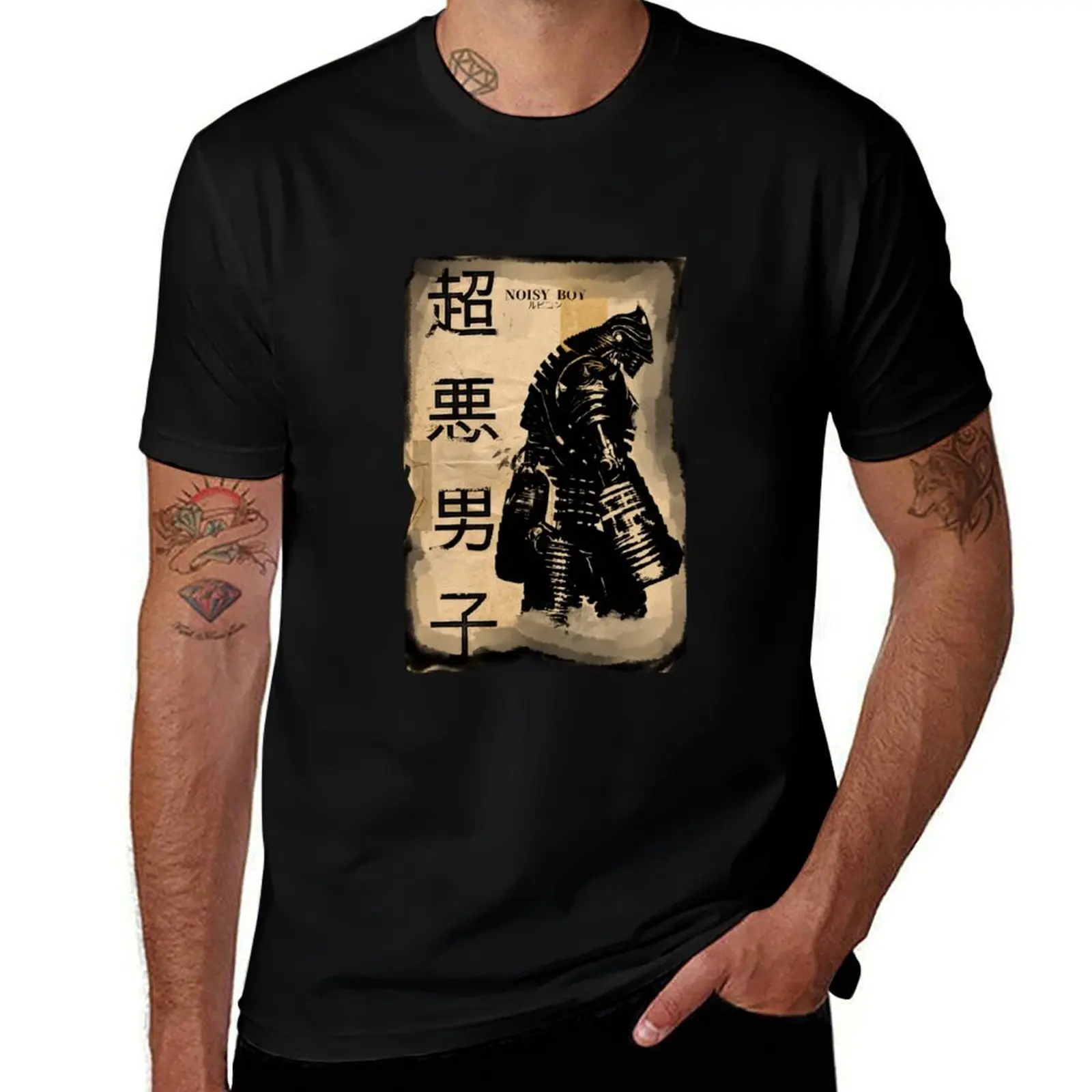 

Real Steels Noisy Boy original Artwork T-Shirt man t shirts graphic funny t shirts dark humor