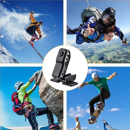 Imagen 2 del producto Mini cámara HD 1080P DV, videocámara corporal, grabadora de vídeo, cámara de seguridad para niñera, cámara web deportiva DVR para seguridad en el hogar y la Oficina ﻿