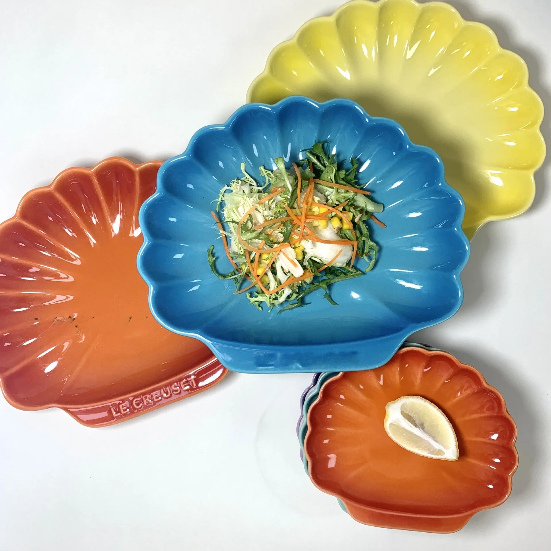 le-creuset-cool-color-ceramic-dish-plate-french-style-adult-flatware-dishware-gradient-pattern-support-microwave-oven