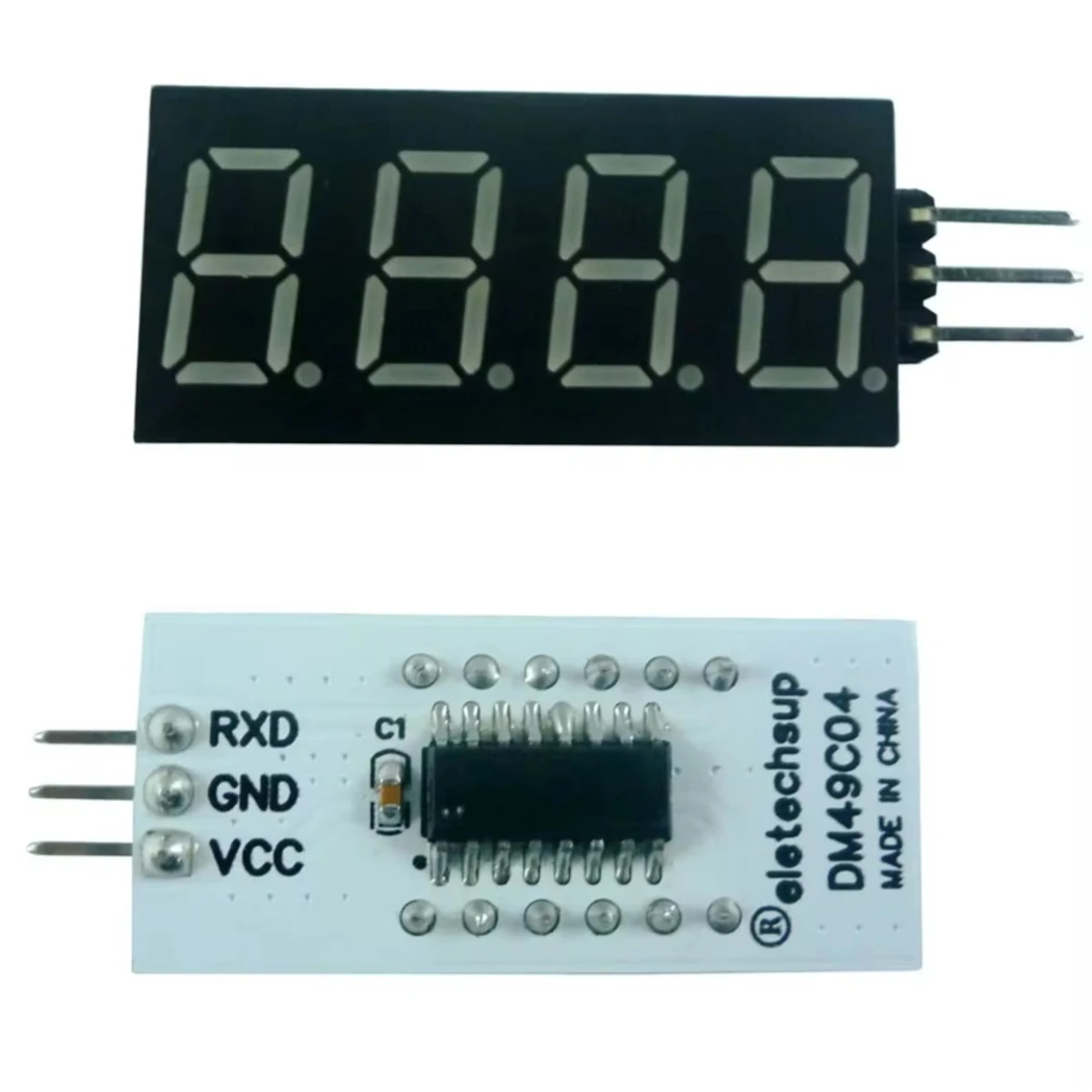 For Arduino For UNO MEGA2560 LEONARDO MICRO NANO ADAPTER Pro Mini 4bit UART TTL Serial Port 7Seg LED Digital Tube Display Module