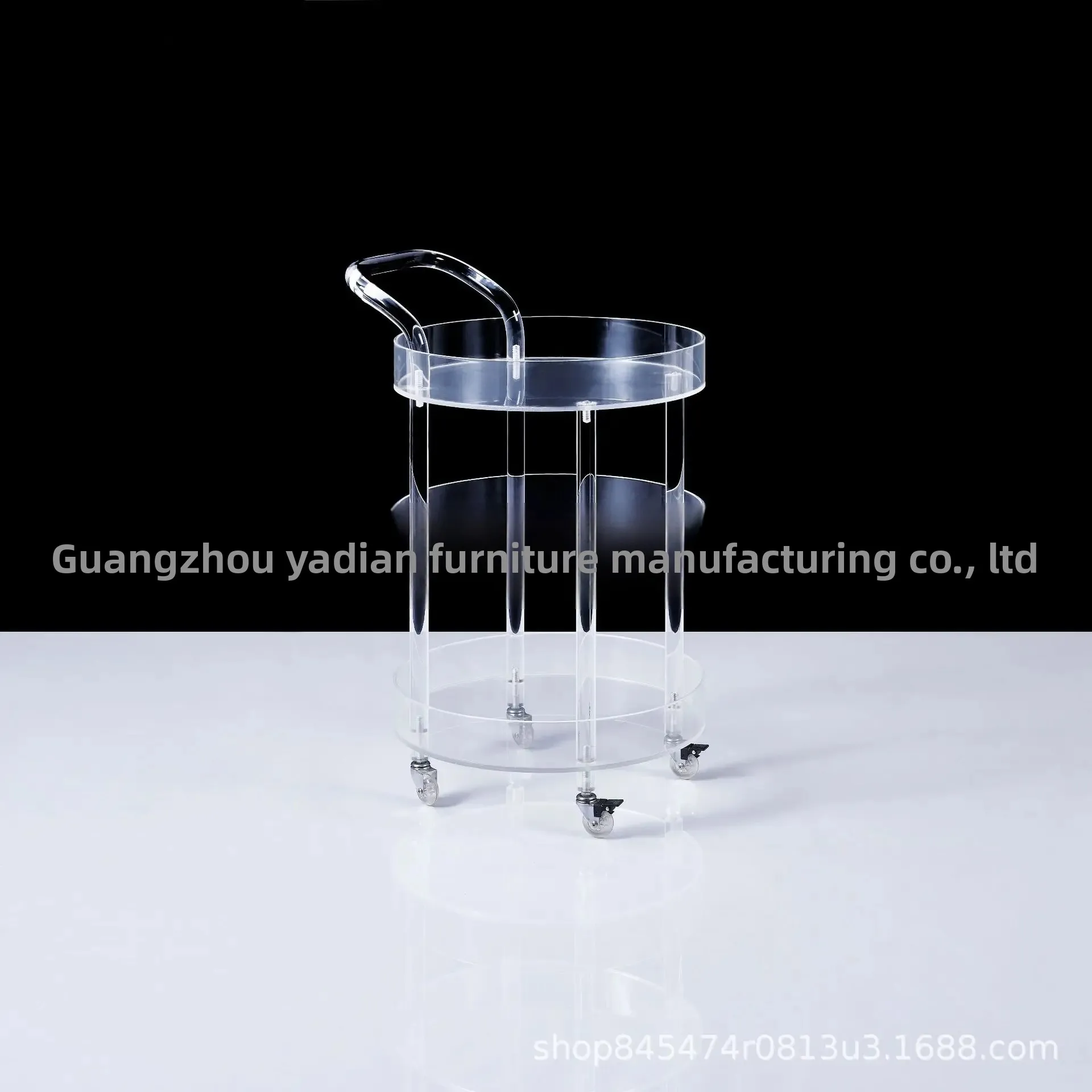 Acrylic Bar Villa Wine Cart Cart Fashion Hardware Wine Cart