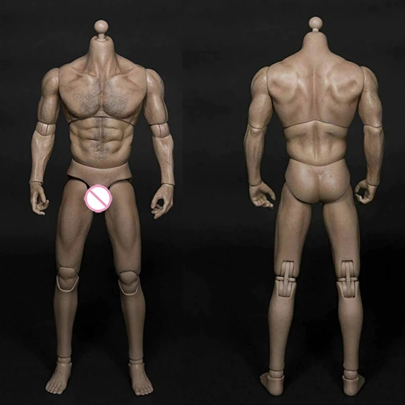 WorldBox 1/6 Male Muscle Action Figure Body AT012 Wide Shoulder for 1/6 HT DID Female Head In Stock