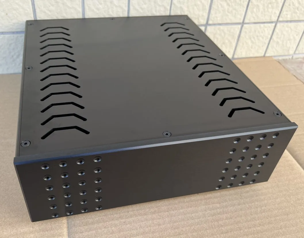 2023 mais recente versão 250*90*311mm chassi amplificador de potência de alumínio completo