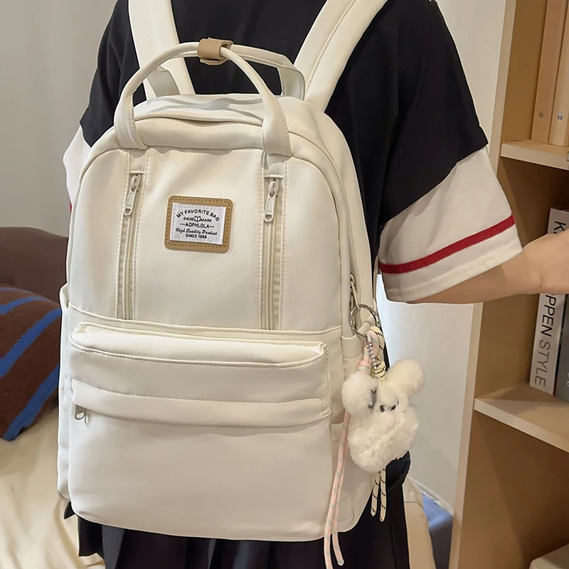 حقيبة ظهر نسائية للسفر اليومي، متعددة الجيوب، حقيبة سفر كاجوال للنساء والرجال، حقيبة مدرسية للمراهقات والأولاد، حقيبة كمبيوتر محمول