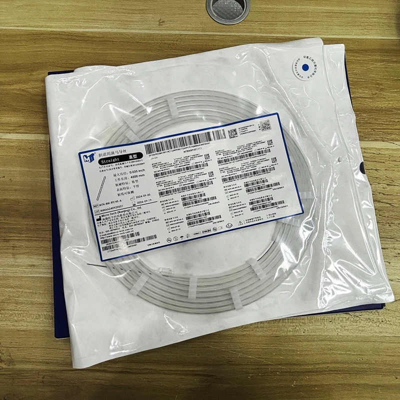 

Disposable Endoscopy Hydrophilic Guide Wire with Straight Tip 0.035 Inch 4500mm