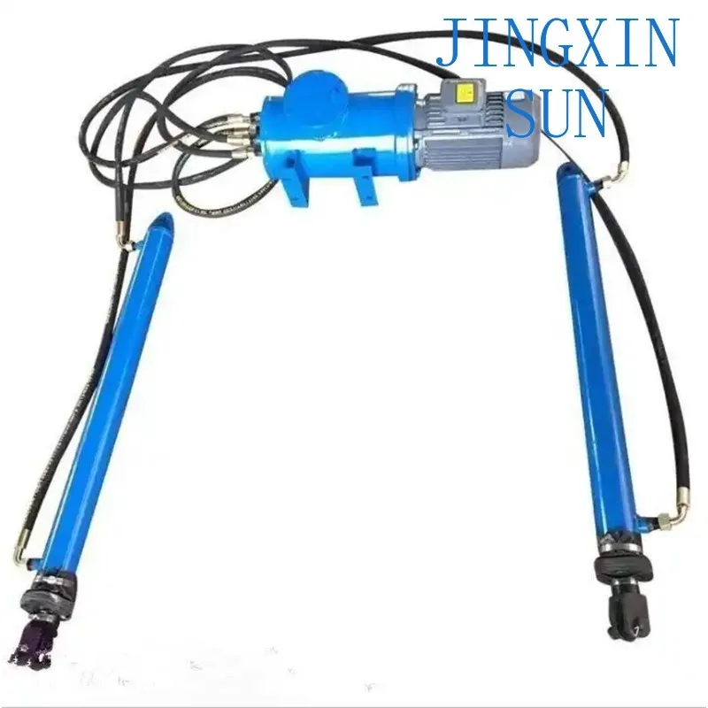 Automatic electro-hydraulic push rod for coal mine, explosion-proof straight push rod, fully automatic parallel split  push rod