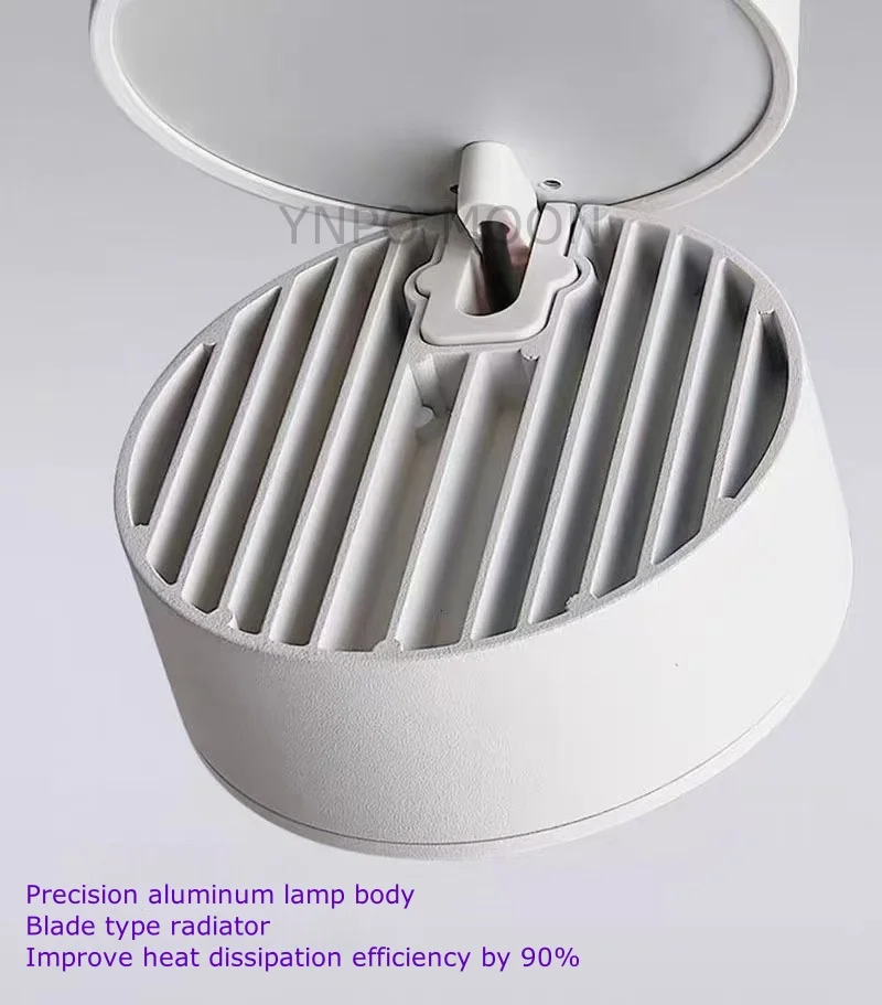 Ultra thin Rotatable Surface Mounted Dimmable LED 7W10W15W20W24W Downlight Anti Glare AC85-290V Ceiling Spotlight Lamp Bulb Indo