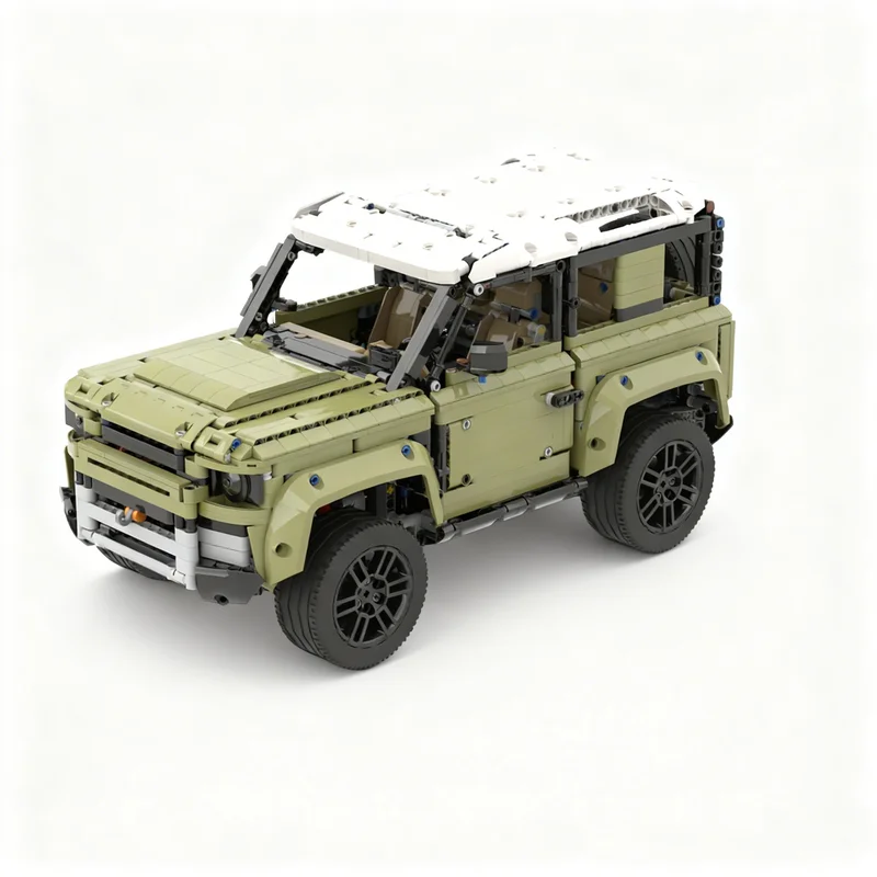 2479pcs MOC Technical Motorised Defender V4 Model Building Blocks Assemble Creative Art Craft Collection Brick 3D Birthday DIY