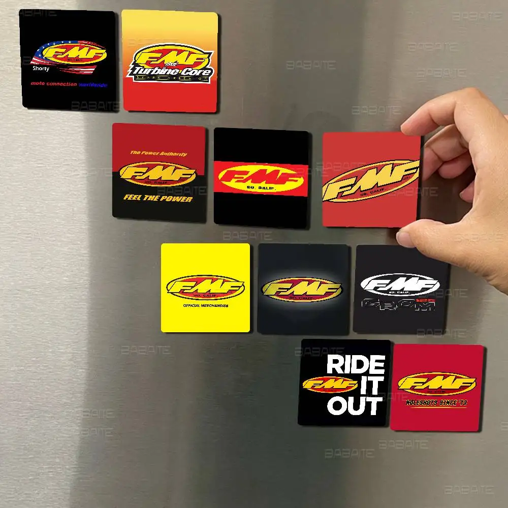 FMF Racing Logo Magnets Personalized Fridge Magnets Custom Magnets For Kitchen Whiteboard Home Decoration Office Gift