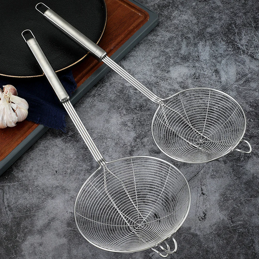 

Slotted Spoon Stainless Steel Kitchen Strainer For Noodles Pasta Oil Fried Food Colander Ladle Skimmer Cooking Tool