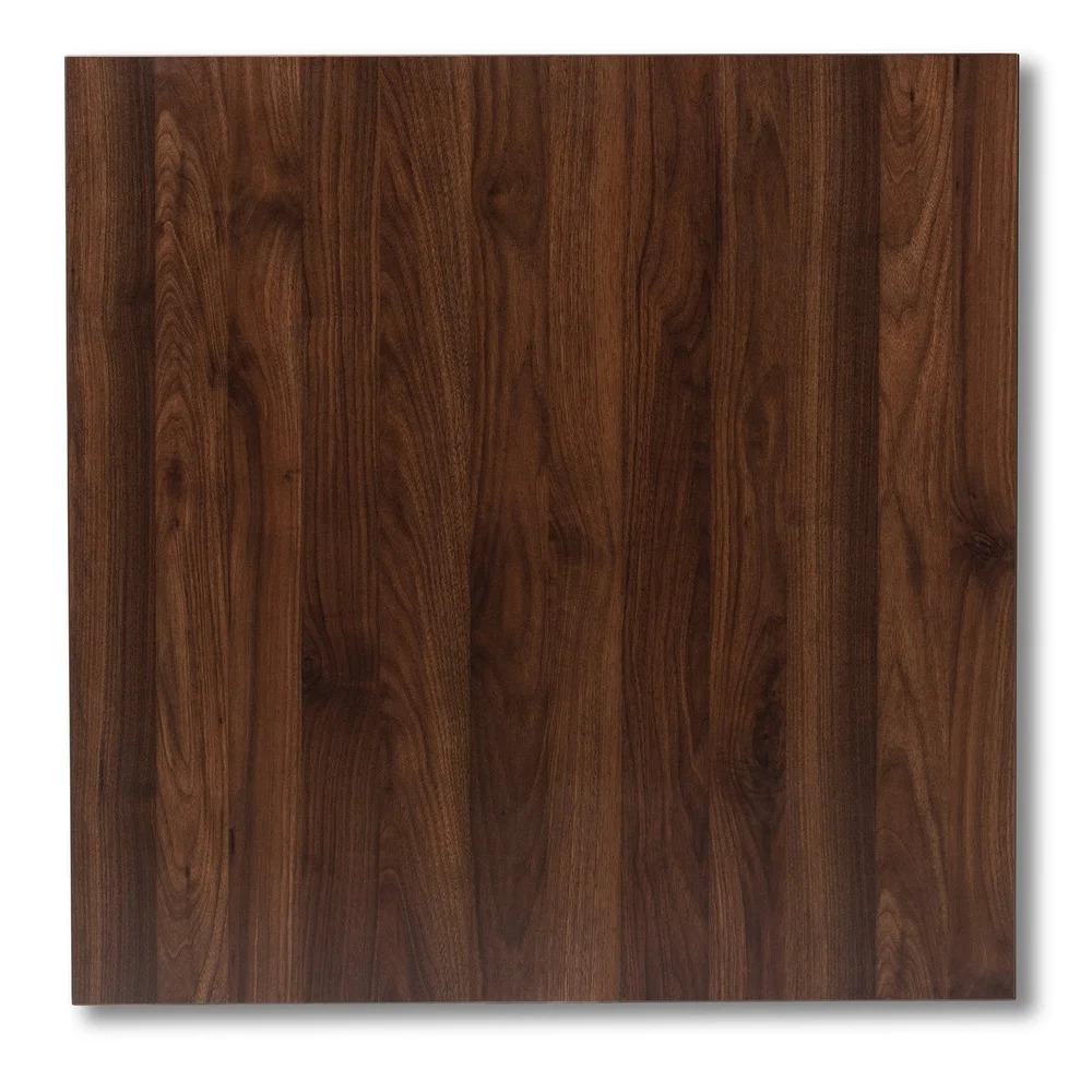 Modern 5 Piece Wood Dining Set Square Table and Upholstered Chairs Rubberwood Construction Compact Design Small Spaces Assembly