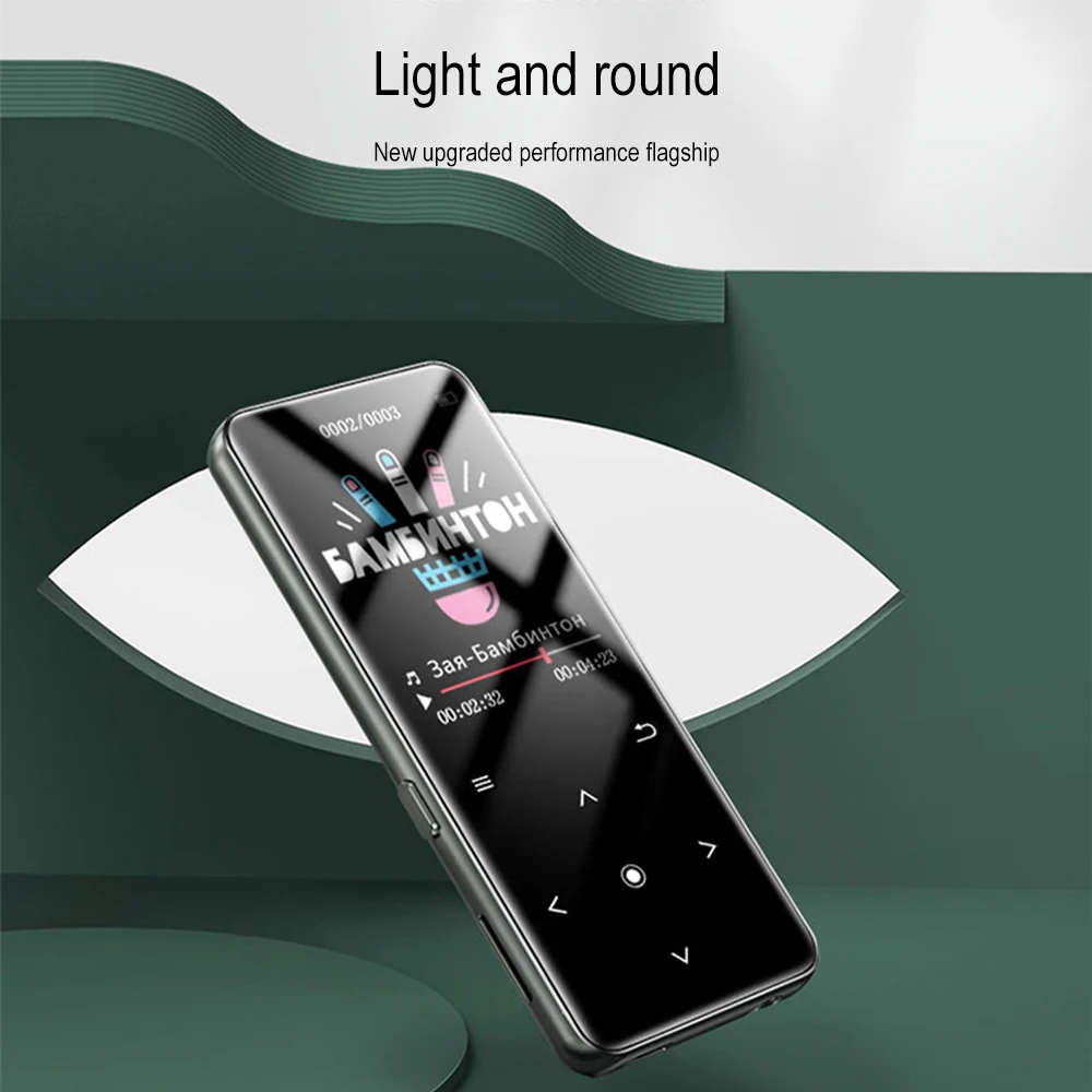 Lossless MP3 Player With Bluetooth 5.0 HiFi Portable Audio Walkman Support Speaker TF Card Metal MP3 Music Player image 2