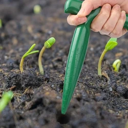 1pc Handheld Garden Hole Puncher Clear Scale Planting Tools Lightweight Digging Hole Tool Sowing Seeds Dispenser For Hole Diggin