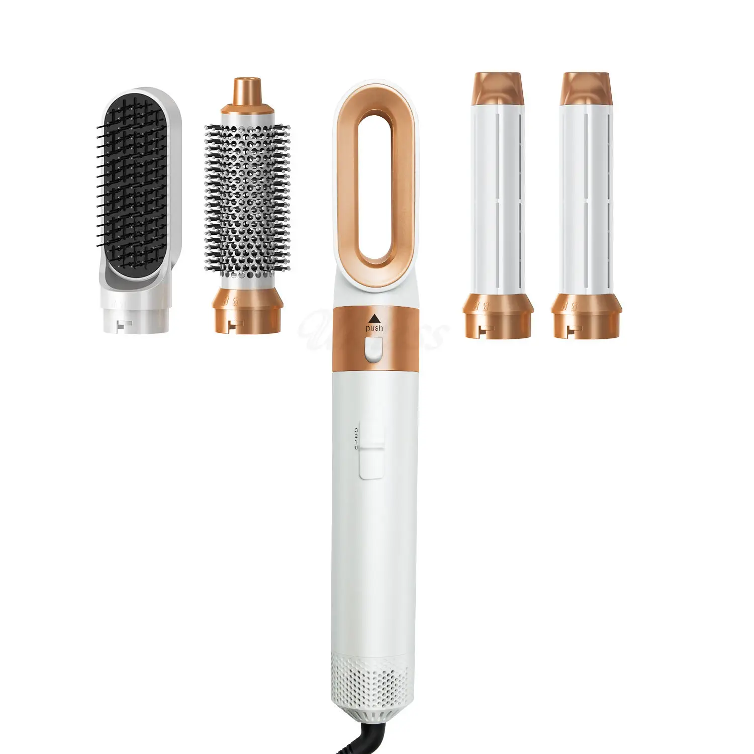 

Новейший многофункциональный инструмент для укладки волос 6-в-1 в 2024 году, набор кожаных сумок, профессиональная многофункциональная палочка для завивки волос для салонов.