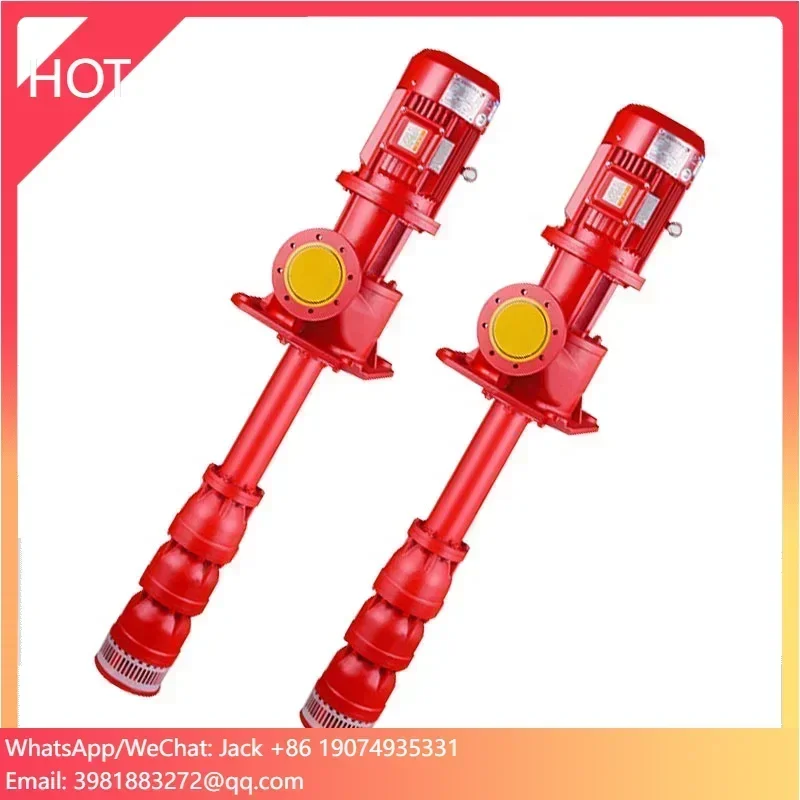 High Pressure Fire Pump 2 Stage Shaft Vertical in Line Fire Pump Deep Well Fire Pumps