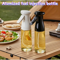 Oil Spray Bottle Atomized Oil Spray Bottle Press Open And Close Barbecue Camping Grilled Steak Vegetable Salad Kitchen Supplies
