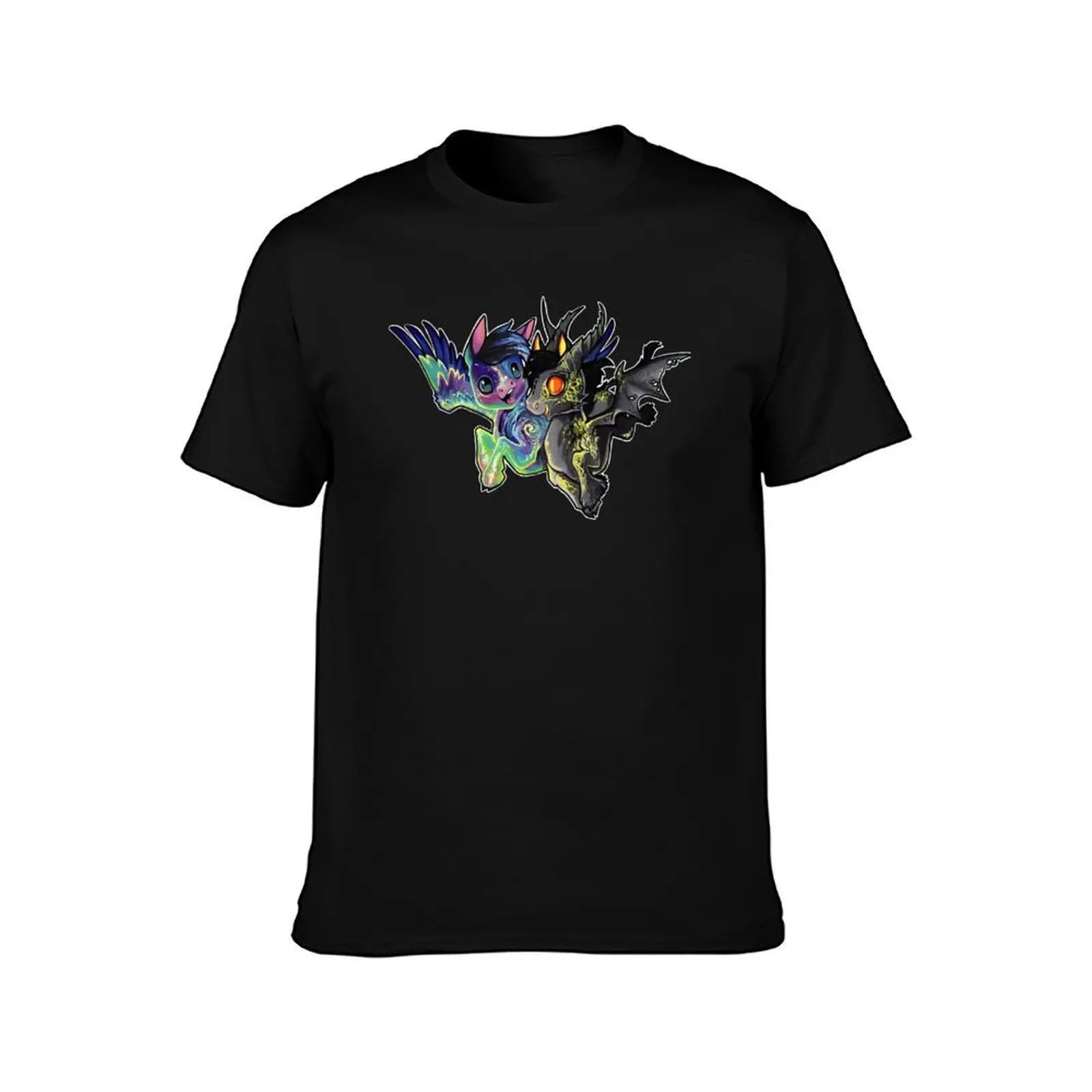 Nebula and brimstone T-Shirt Relaxed Casual Short Sleeve Tee T-Shirt