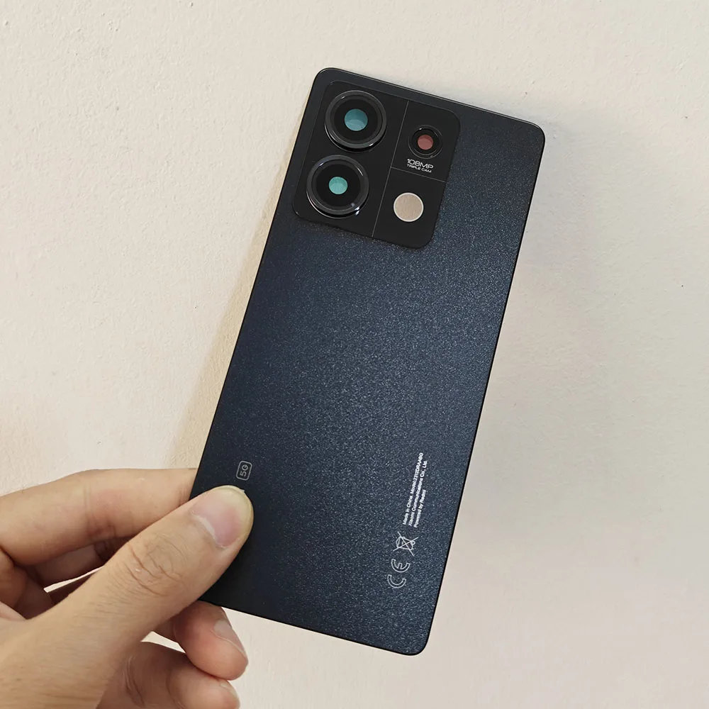 a--xiaomi-redmi-note-13-5g用、バックドア交換用バッテリーケース、リアハウジングカバー-接着剤-カメラレンズ
