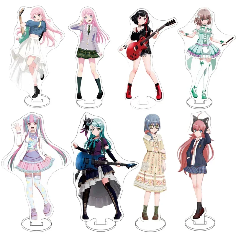 

BanG Dream! Stand Anime Game Poppin'Party Hanazono Tae Kokoro Tsurumaki Yukina Minato Roselia Hazawa Tsugumi Acrylic Standing