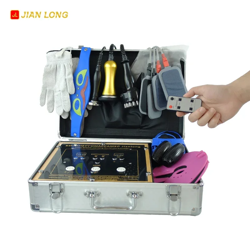 متوفر في المخزون آلة تدليك Jianlong الجديدة للعلاج الطبيعي بالكهرباء الحيوية للتحكم في الجسم الشخصي البشري مدلك الطاقة الحيوية