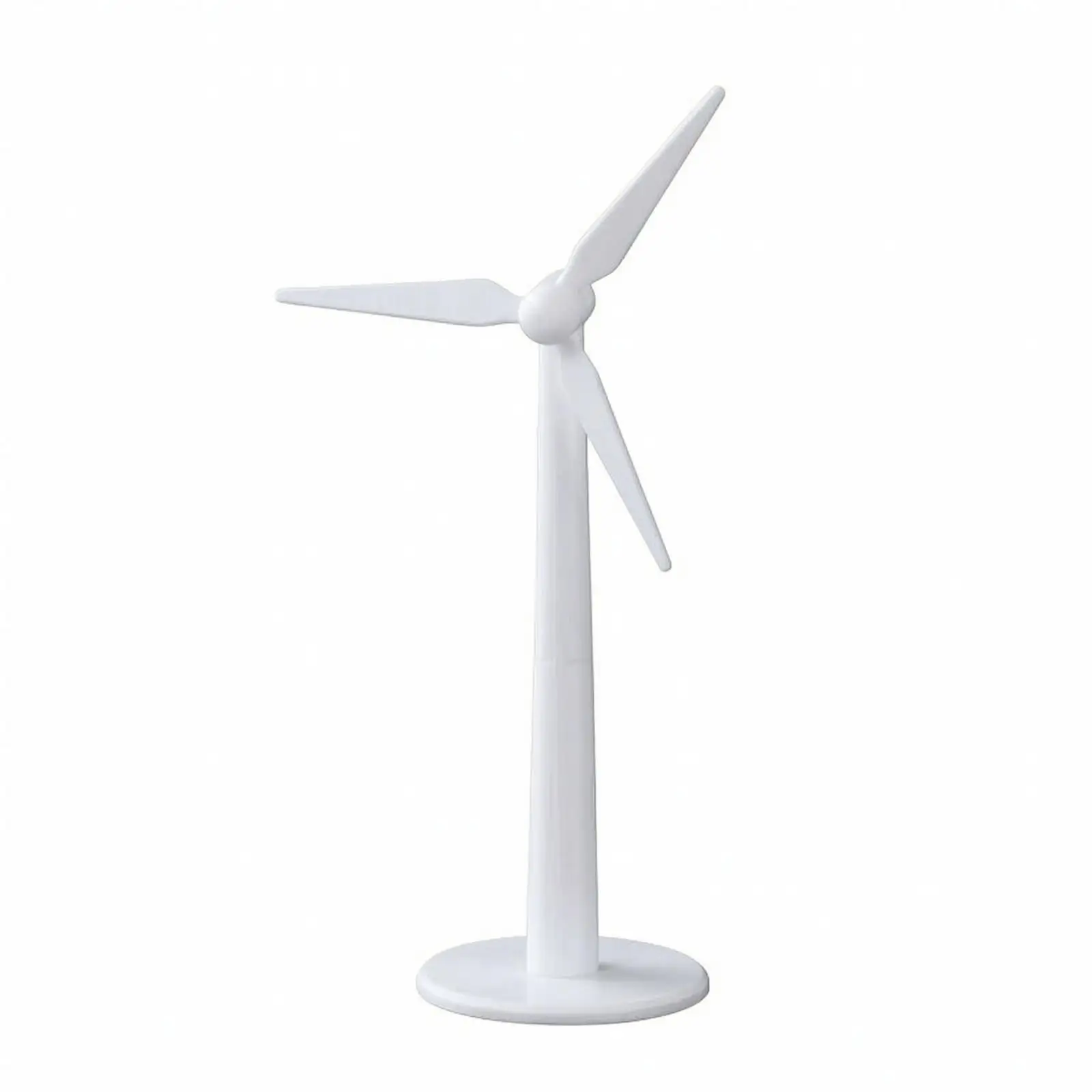 DIY Miniature Wind Power Simulation Scene for Architectural Diorama Tabletop Display Adjustable Mast Round Base White Kit