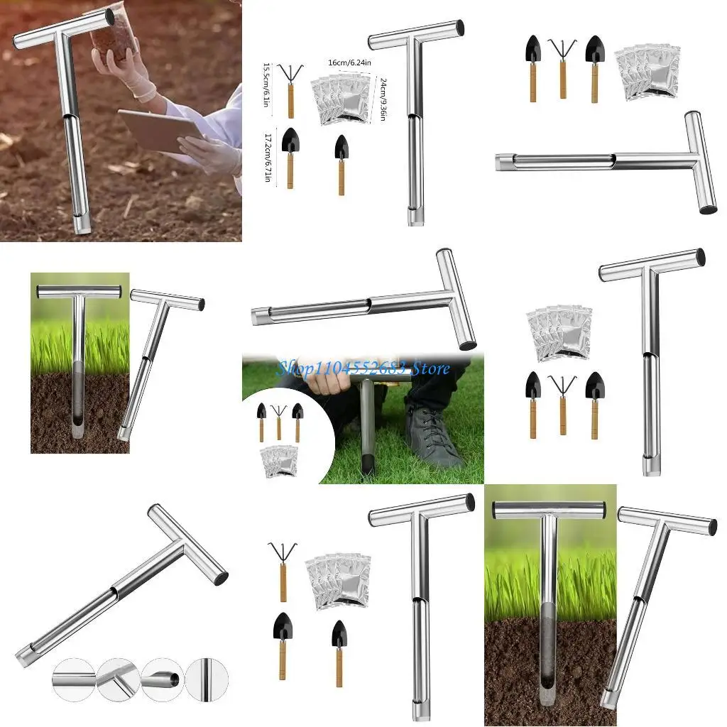 Y6GD 12Inch Soil Sample Tool Accurate Soil Sample Probe for Various Purposes