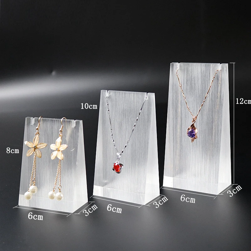 Acrylic display rack acrylic jewelry props gold and silver jewelry necklace pendant pendant rack pendant rack