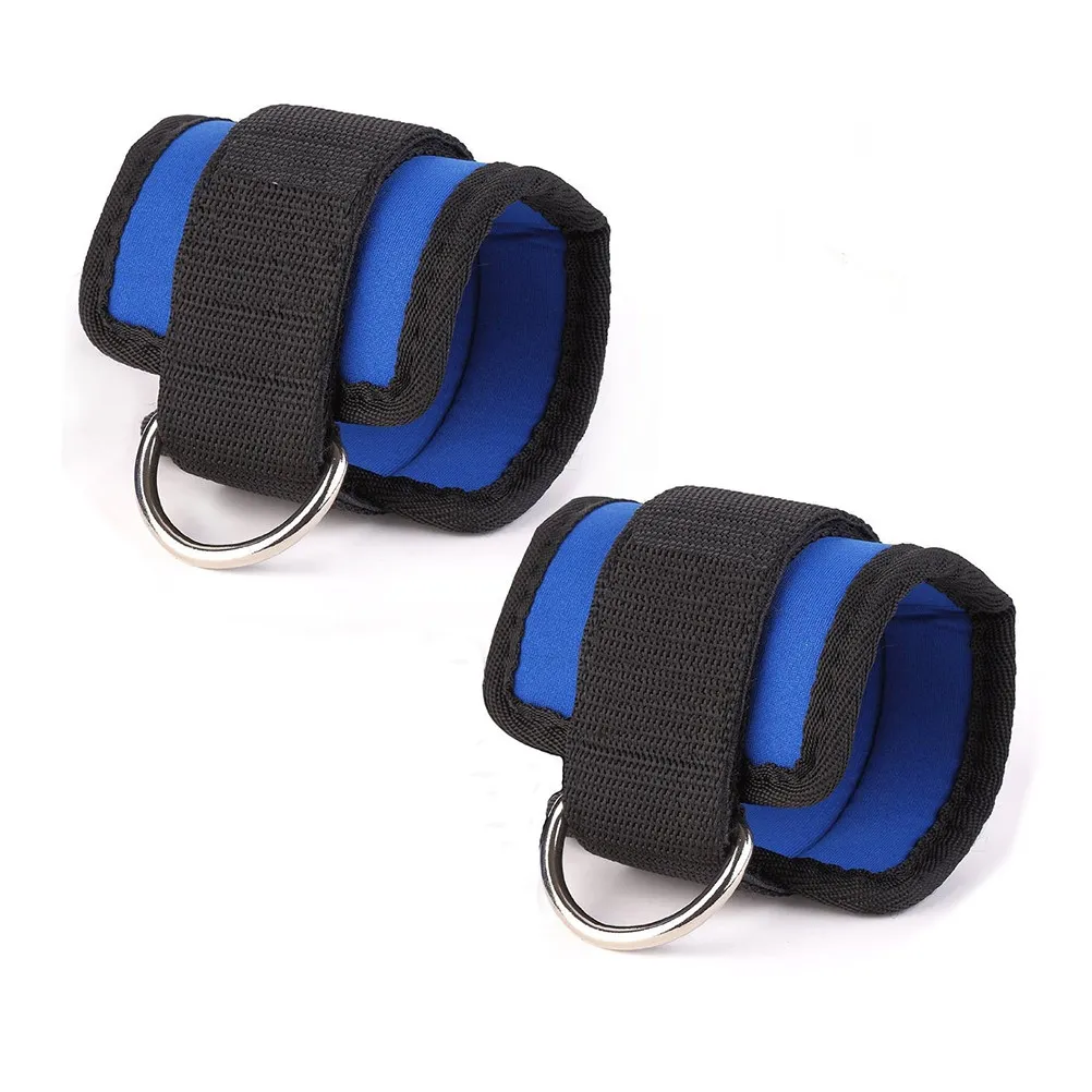 2-unidades-de-pesos-para-tornozelo-e-pulso-cor-azul-ajustaveis-com-fivela-de-neoprene-duraveis-para-exercicios-aquaticos-aquarefisios-e-fortalecimento-do-core