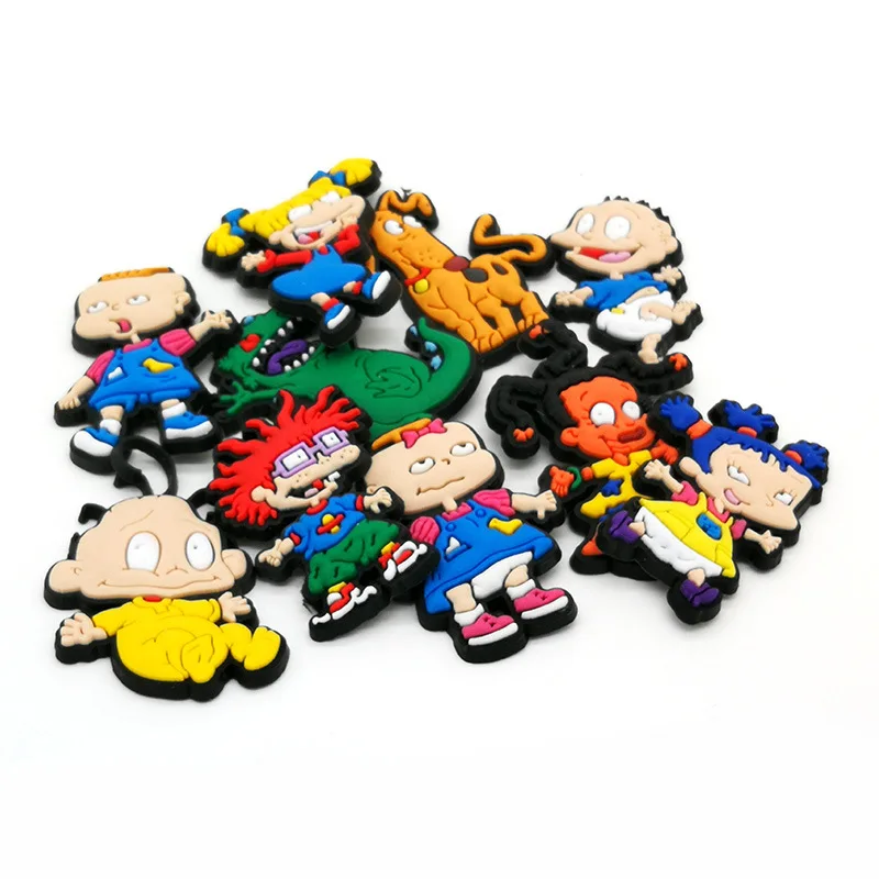 11PCS Cartoon Schuh Charms DIY Clog Sandalen Armband Armbänder Dekoration Schuhe Zubehör Schnalle für Jungen Mädchen Geburtstag Geschenk – Detail 3