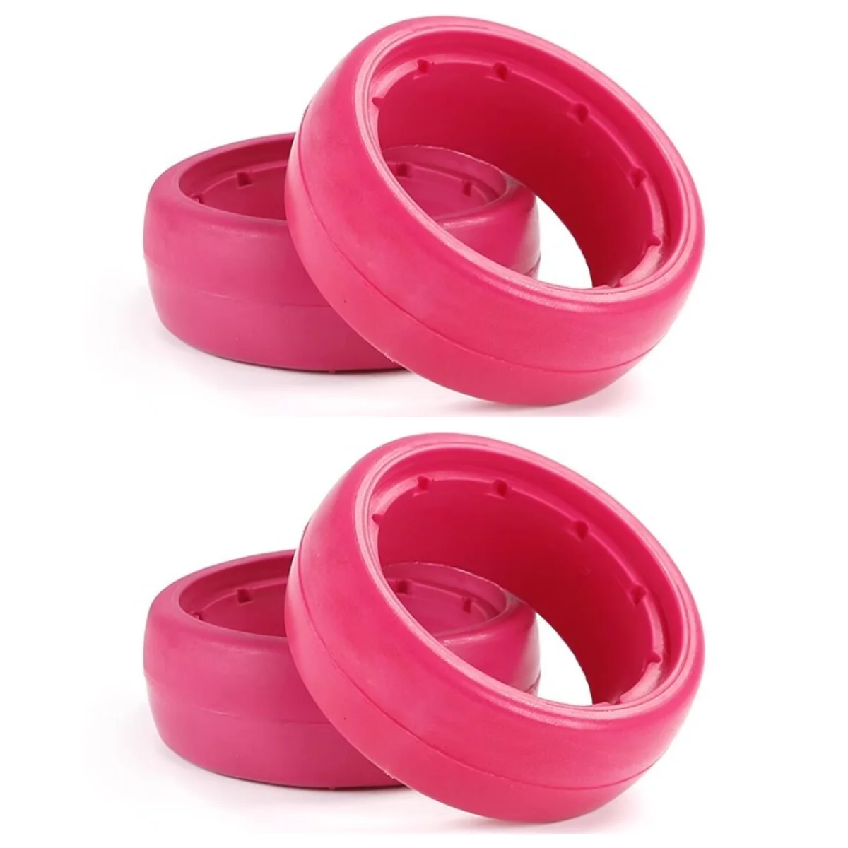 Waterproof Pink Molded Foam LT Truck Inserts for LOSI 5IVE-T Baja 5T 5SC Front Wheel 180*60mm