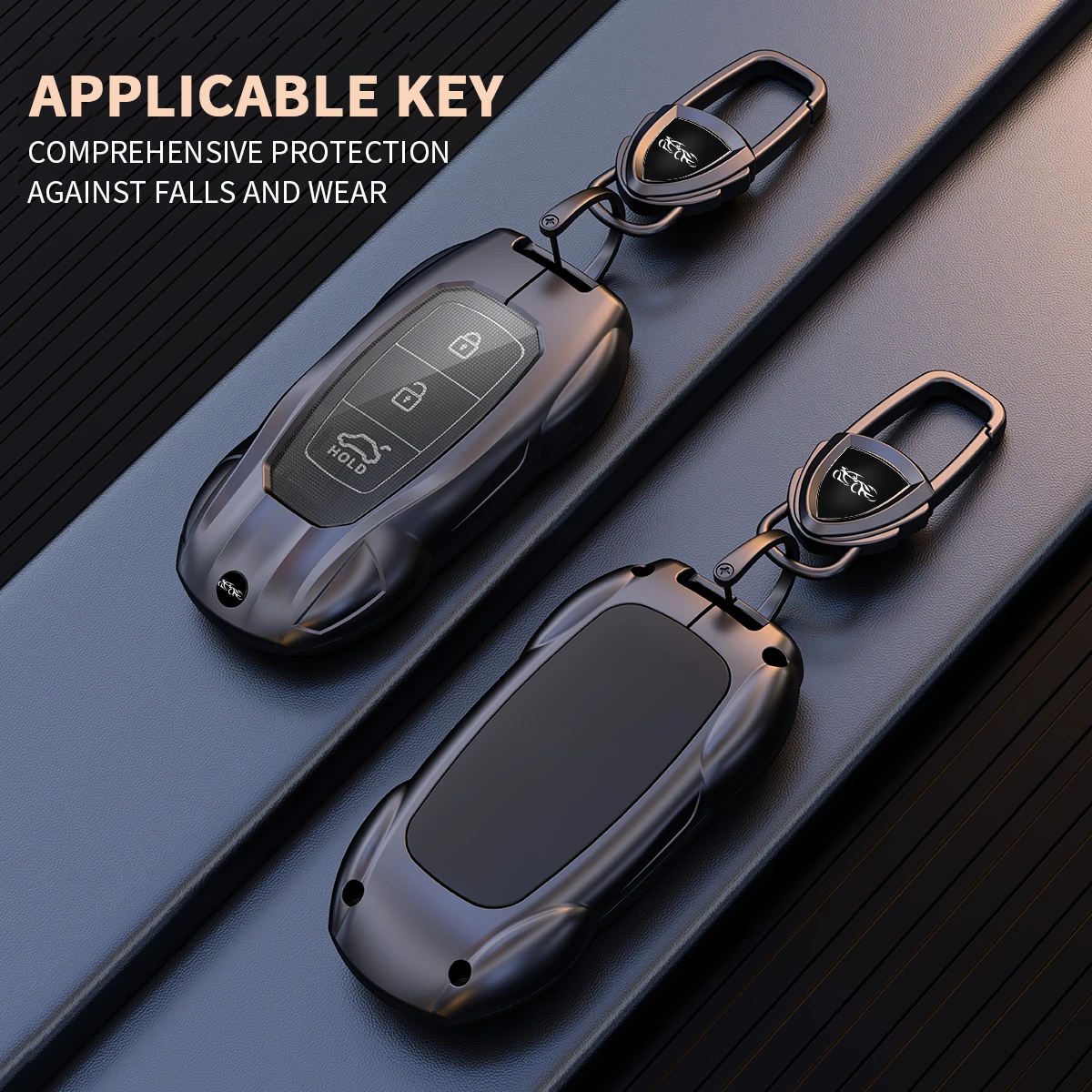 Metal Car Remote Key Cover Case For Hyundai N I30 Ix35 KONA Encino Solaris Azera Grandeur Accent Santa Fe 2020 Palisade