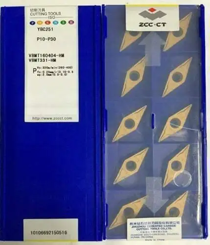 

10pcs/Box New ZCCCT CNC blade VBMT160404-HM YBC251