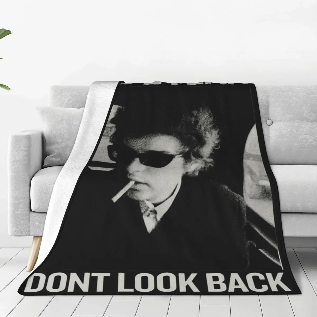 Retro Cool Bob Dylan Merchandise Blanket Fleece Home Popular Singer Throw Blanket Cozy Ultra-Soft for Couch Quilt