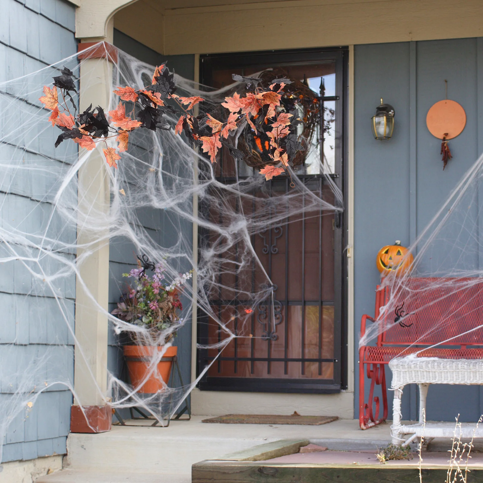 

Artificial Maple Leaf Vine Fake Vines Decoration DIY Wreath Accessory Home Supplies Fake Vines Maple Leaf Vine